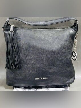 Michael Kors Bedford Pebbled Leather Black Bag